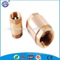 brass nickel plated body plastic core vertical lift check valve